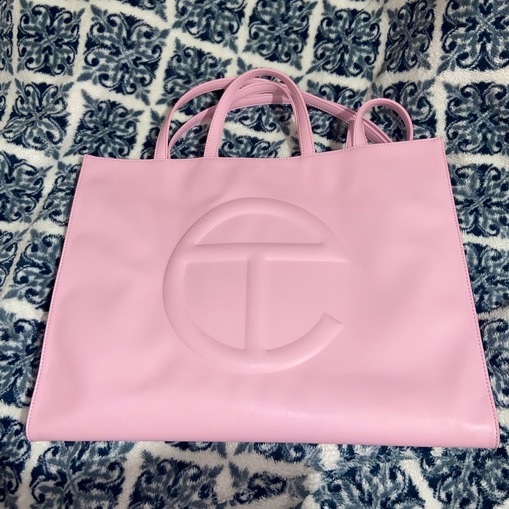 TELFAR Large Bubblegum PINK Shopping Bag